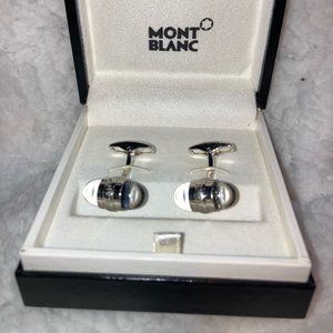 Montblanc StarWalker Cufflinks steel and lacquer